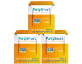Himalaya PartySmart pack 3 front label for easy three-pack on the go.