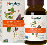 Himalaya StressCare: botella de cápsulas para relajación diaria.