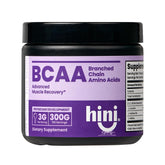 HINI BCAA Polvo 300 g, fuente de aminoácidos para rendimiento y recuperación.