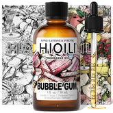HIQILI Aceite aromático chicle en botella con cuentagotas para aromas duraderos en velas
