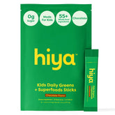 HIYA Kids Greens palito chocolate para merienda saludable.