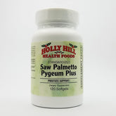 Holly Hill Health Foods Saw Palmetto Pygeum Plus, cápsulas blandas, posible apoyo a la salud prostática diaria