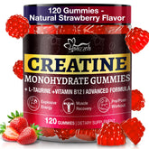 Hoozzch Creatine Gummies, porción de 4 gomitas para 5 g, uso diario.