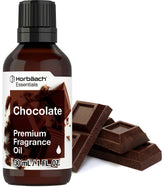 Horbäach chocolate fragancia en bote ámbar para difusores y espacios aromáticos