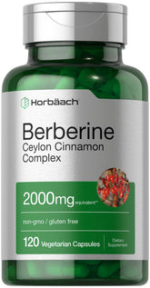 Horbäach Berberina Canela Ceilán cápsulas vegetarianas para uso diario.