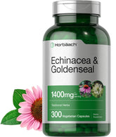 Horbäach Equinácea y Goldenseal, cápsulas, fácil de incorporar a la rutina diaria.