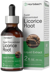 Horbaach Extracto de Regaliz: frasco de 2 oz para tu rutina diaria.