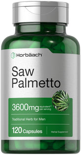 Horbäach Extracto Saw Palmetto, empaque visible, cápsulas fáciles de incorporar a la rutina diaria.