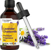 Horbäach Lavanda y Manzanilla en botella ámbar para fragancia en difusor