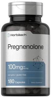 Cápsulas Horbäach Pregnenolona 100 mg para uso diario