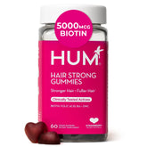 Gomitas HUM Hair Strong, fortaleza capilar para uso diario.