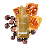 Hunnee Energy Golden Boost, envase frontal, energía rápida para entrenamientos.