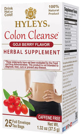 HYLEYS Colon Cleanse en caja, inicio de rutina digestiva suave