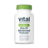Hyperbiotics Vital Nutrientes Pro-15: tabletas para regularidad y confort intestinal.