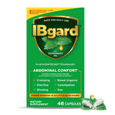 Ibgard capsulas-menta-botella-frontal promueve comodidad digestiva diaria.