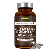 Igennus multivitaminas mujer, botella visible para energía diaria.