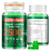Gomitas IIEltruiom de espirulina azul en empaque, energía diaria.