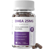 iMATCHME DHEA 25 mg en cápsulas veganas, ideal para apoyo diario de energía.