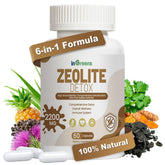 inGreens Zeolite Detox cápsulas en empaque elegante para bienestar diario.