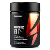 Inno Shred GLP-1: botella de cápsulas, apoyo natural a la regulación del apetito y energía.