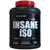 Insane Labz Insane ISO Whey, bote con medidor, ideal para dosis rápidas después del entrenamiento.