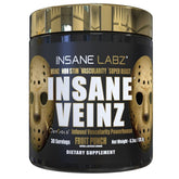 Insane Labz Insane Veinz Gold empaque frontal para identificar su formato y uso en entrenamientos.