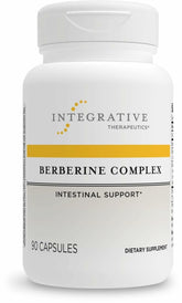 Integrative Therapeutics Berberine Complex: botella con etiqueta para uso diario.