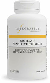 Botella de Integrative Therapeutics Similase Estómago Sensible con cápsulas fáciles de tragar para apoyo diario.