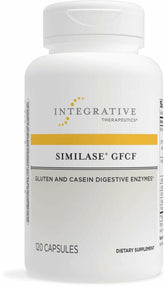 Envase de cápsulas Similase GFCF de Integrative Therapeutics para digestión suave