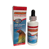 INTERFARMA Energen con Creatina, botella de dosis, mejora la energía de los gallos.