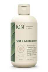 ION* Gut Support: botella con dosificador para apoyo digestivo diario.