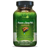 Botella de Irwin Naturals Power to Sleep PM para descanso tranquilo