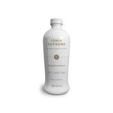 Isagenix Ionix Supreme, botella con sabor a fruta natural para energía diaria.