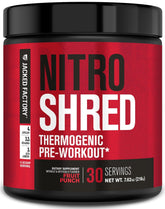 Jacked Factory Nitrosurge envase frontal con energía para entrenar