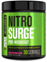 Jacked Factory Nitrosurge sabor sandía en lata para energía sostenida durante entrenamientos