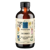Wise Woman Herbals jarabe de regaliz en frasco, apoyo digestivo suave.