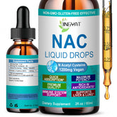 JINGYAT NAC 1200 mg, gotas frambuesa, absorción rápida para uso diario