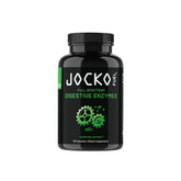 Jocko Fuel Enzimas Digestivas: botella visible para soporte digestivo tras comidas proteicas