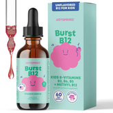 JoySpring Burst B12: gotas para niños, fácil de incorporar en la rutina diaria.