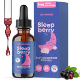 JoySpring Melatonina para niños 1mg en gotas, apoyo suave para dormir
