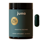 Juna Digestive Enzymes + Probiotic: botella de cápsulas para soporte digestivo diario.