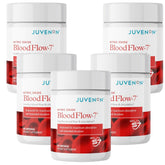 Juvenon BloodFlow-7: botella que apoya la circulación y la energía diaria.