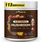 JUYIHEAL polvo de hongos 10 en 1, mezcla para apoyo cognitivo.