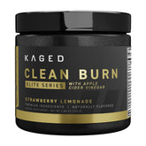 Kaged Clean Burn Elite frasco sabor fresa limon para energía durante entrenamientos