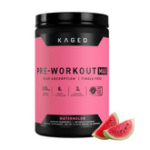 Kaged Pre Workout MAX en lata sabor sandía para energía sostenida durante entrenamientos.