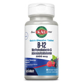 KAL B12 ActivMelt: tabletas que se disuelven en la boca para energía rápida