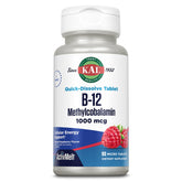 KAL B12 Methylcobalamin 1000mcg, microtab disolución rápida para energía diaria.