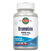 Kal Bromelina 1000 mg frasco con tabletas para uso diario.