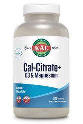 KAL Cal-Citrate+ botella frontal para apoyo óseo