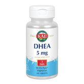 KAL DHEA 5 mg, presentación de 60 tabletas, complemento diario práctico.